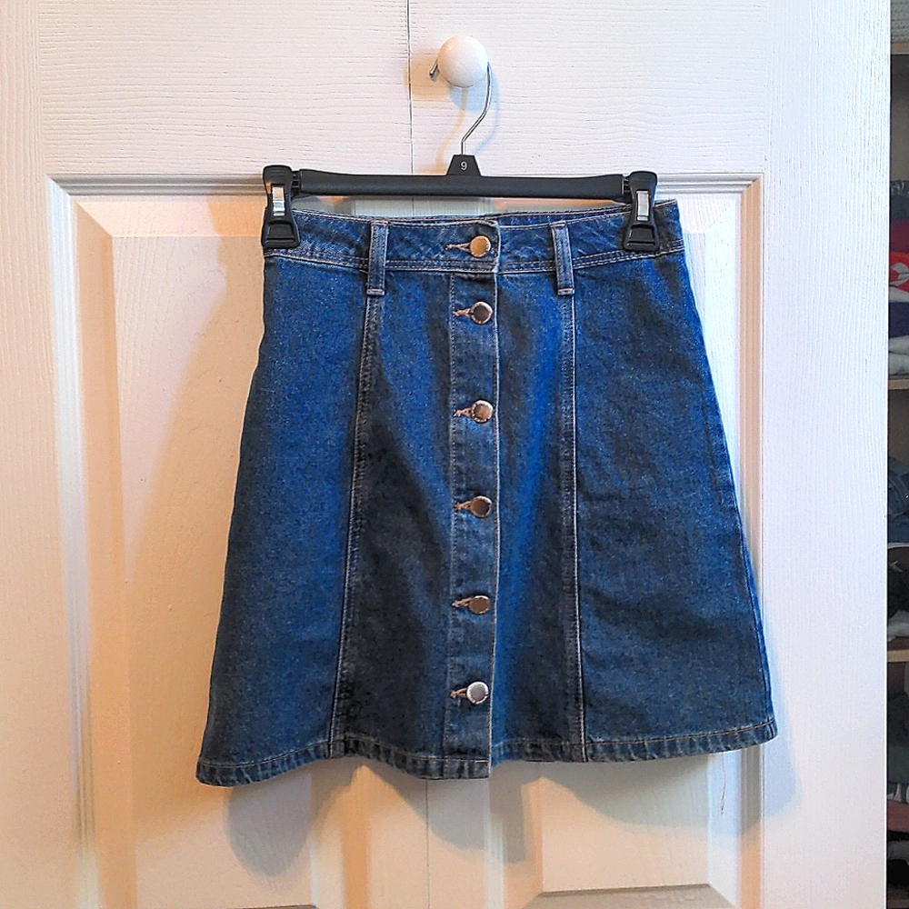 Mini Denim Skirt